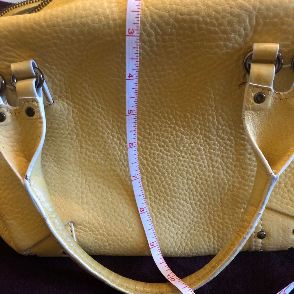Cole Haan Leather Hand Held Bag, Yellow - Picture 15 of 16